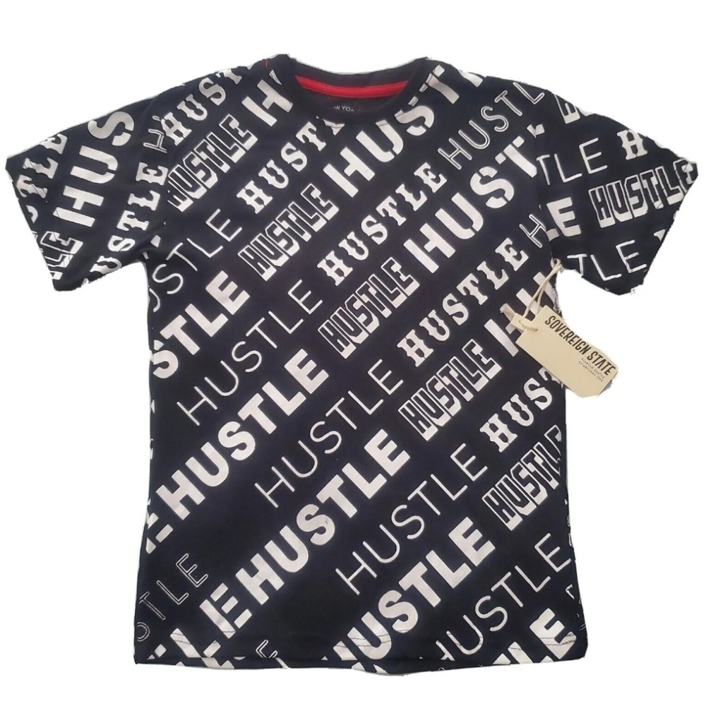 Hustle Themed T Shirt